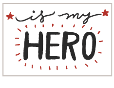 HEROという手書きデザイン
