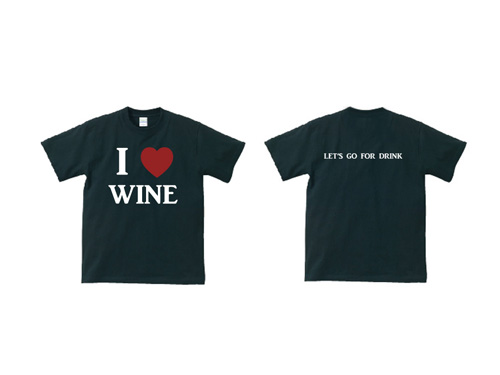 白Tシャツに電話番号のデザインのTシャツ