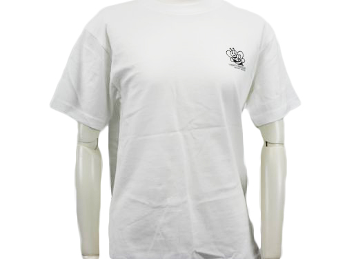 白TシャツにハチのデザインのTシャツ前面