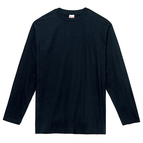 00102 5.6オンス ヘビーウェイト長袖Tシャツ（リブ無し）