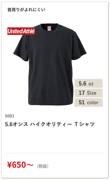 5001アイテム